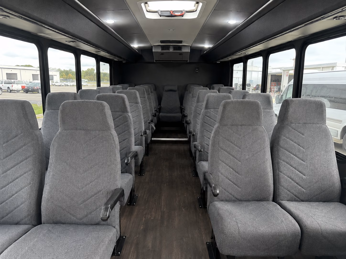 nashua 18 passenger minibus inside