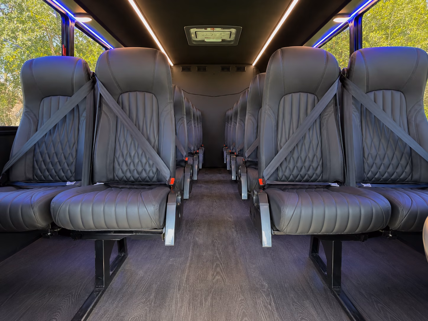 nashua 18 passenger minibus interior
