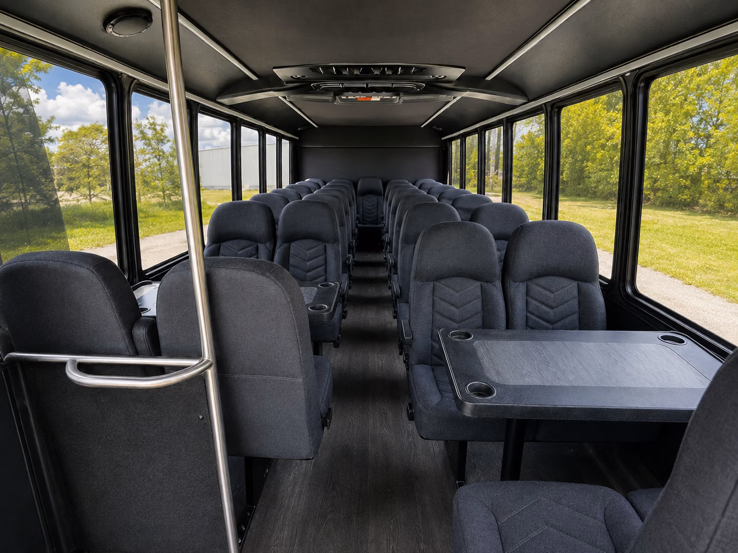 nashua 20 passenger minibus inside