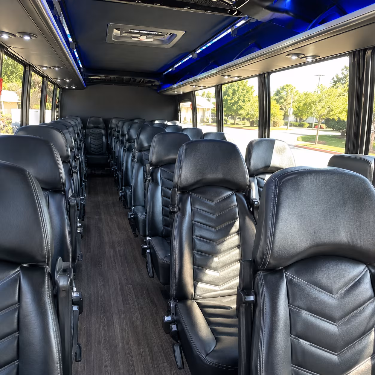 nashua 25 passenger minibus inside