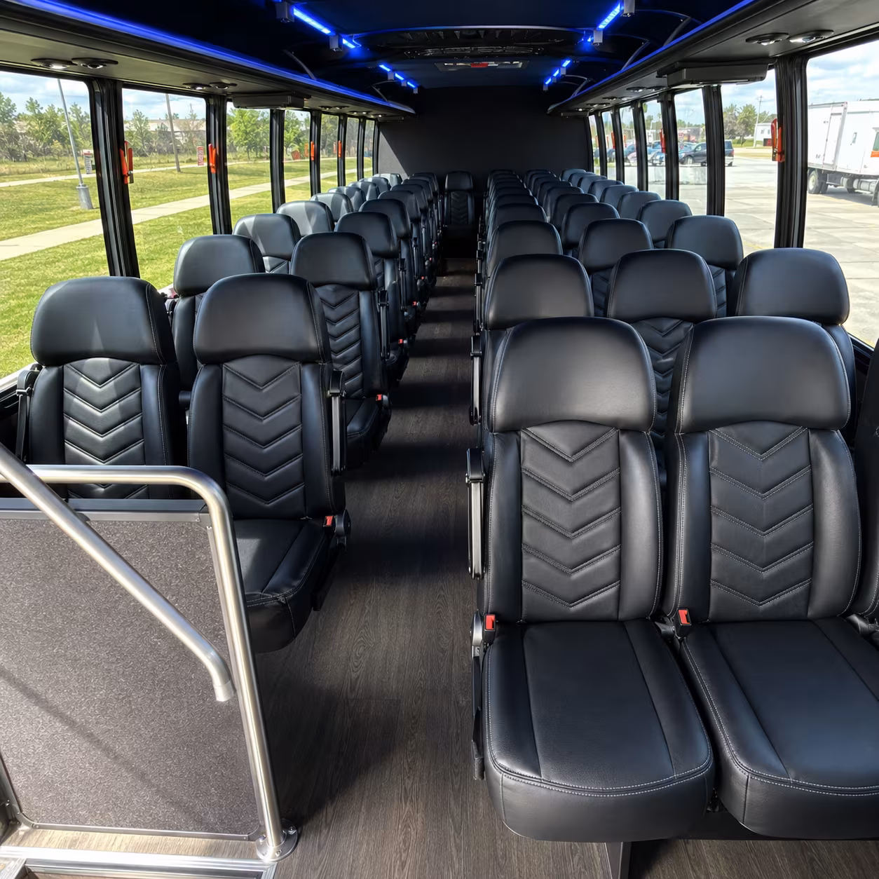 nashua 28 passenger minibus inside