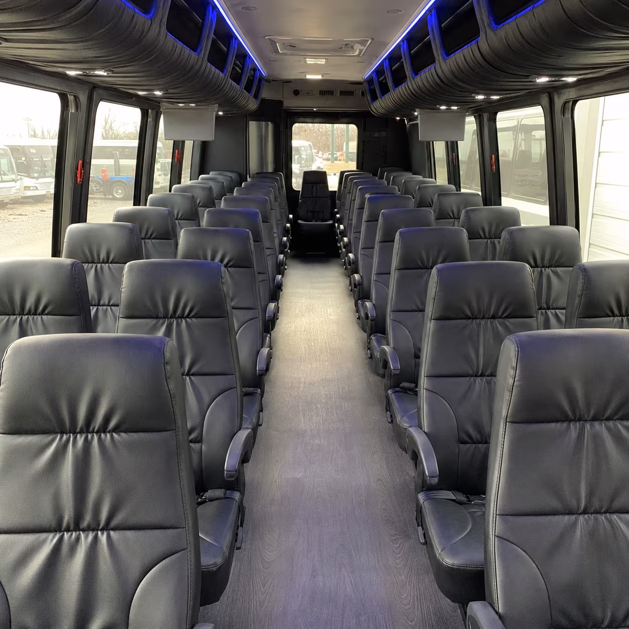 nashua 35 passenger minibus inside
