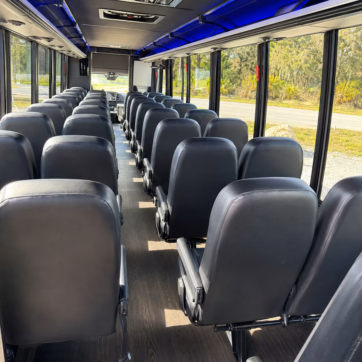 nashua 35 passenger minibus interior