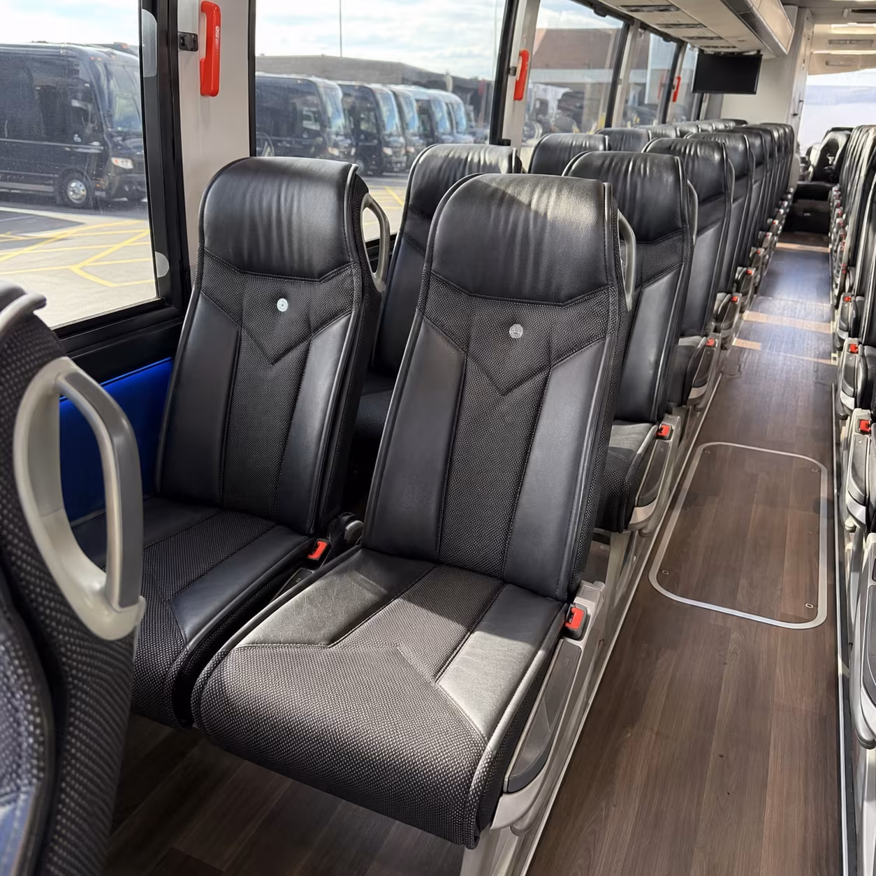 nashua 40 passenger charter bus interior