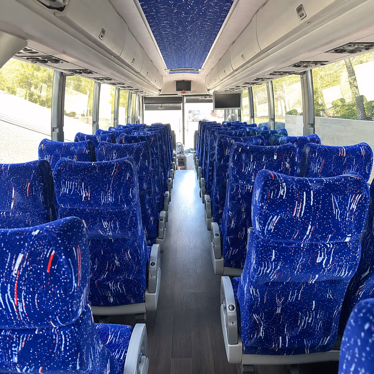 nashua 50 passenger charter bus interior