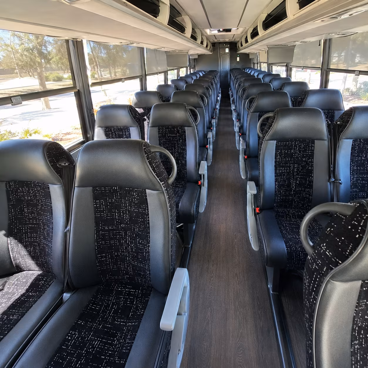 nashua charter bus inside