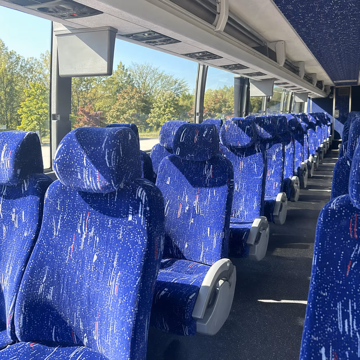 nashua charter bus interior